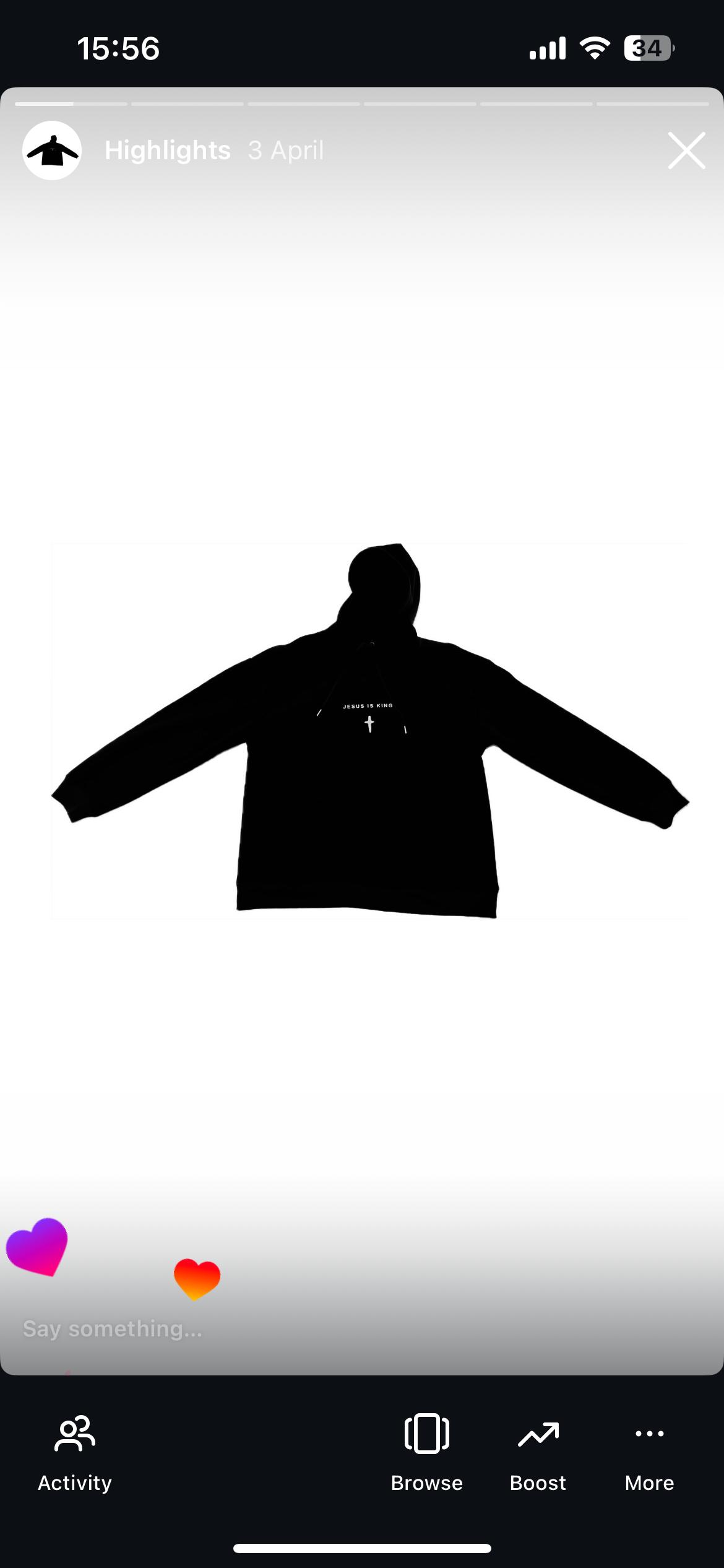 JESUS IS KING HOODIE